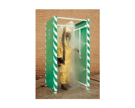 PPE decontamination showers